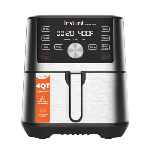 Freidora de Aire Instant Pot Vortex Plus Mini 4 Qt 6-en-1 con Acero Inoxidable