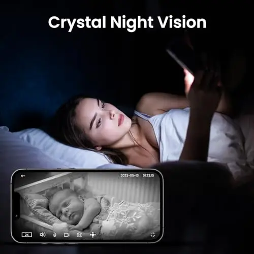 Cámara de Seguridad Cinnado 2K Indoor: 360° con Audio Bidireccional y Visión Nocturna - imagen 4