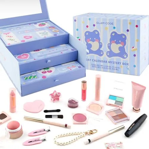 Calendario de Adviento Glam Code Makeup 2026: Set de Maquillaje para Chicas Jóvenes