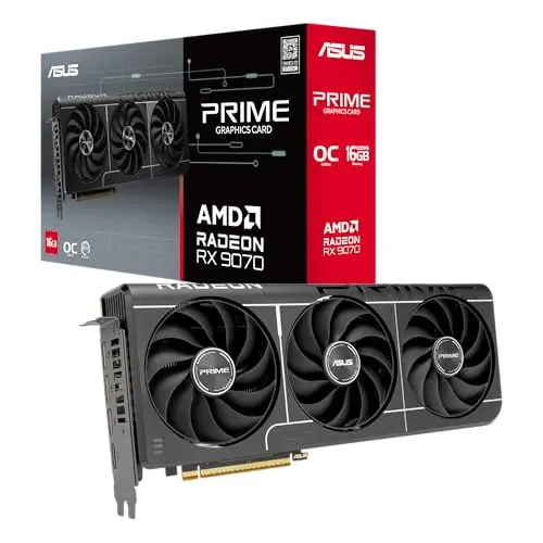 Tarjeta Gráfica ASUS Prime Radeon RX 9070 EVO 16GB GDDR6 OC - Rendimiento Optimizado