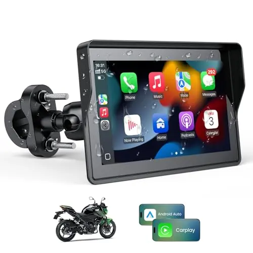 Sistema GPS WonVon 5" con Apple Carplay y Android Auto, Pantalla Táctil y Bluetooth