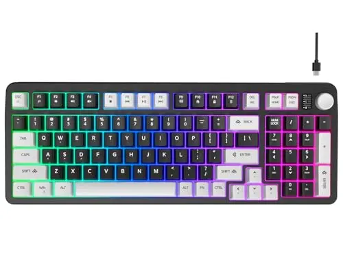 Teclado Gaming Hofotek 96% con Retroiluminación y Control de Volumen