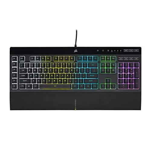 Teclado Gaming Corsair K55 RGB PRO Membrana Con Iluminación – Negro