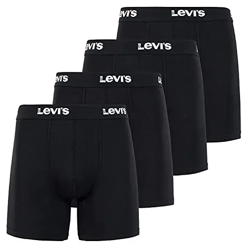 Pack de 4 Boxer Briefs Microfiber Levi's para Hombre: Suaves y Cómodos