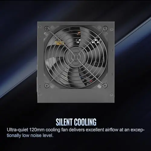 Fuente de Poder Smart W3 Series 500W 80Plus Certificada con Ventilador de 120mm - imagen 3