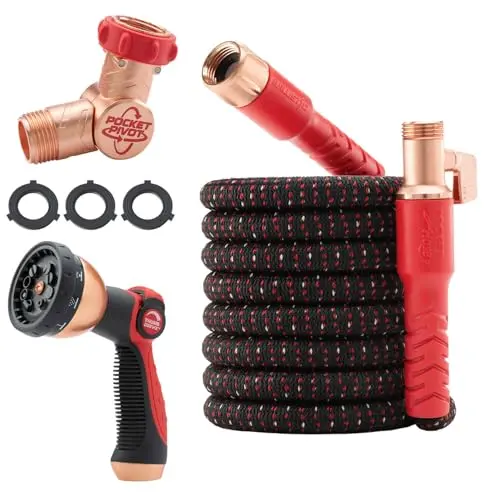 Manguera Expandible Pocket Hose Ballistic 50 FT, sin enredos y fácil de almacenar