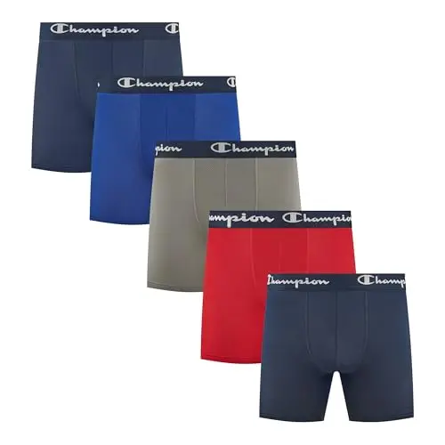 Boxer Breifs Champion para Hombre, 5-Pack: Comodidad y Estilo