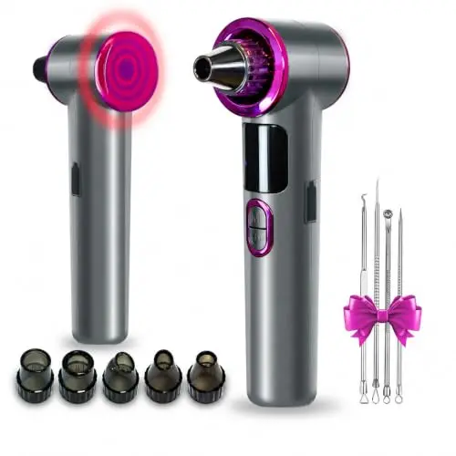 Aspiradora Calefaccion de Puntos Negros: Limpieza Facial Efectiva con 3 Niveles de Succión