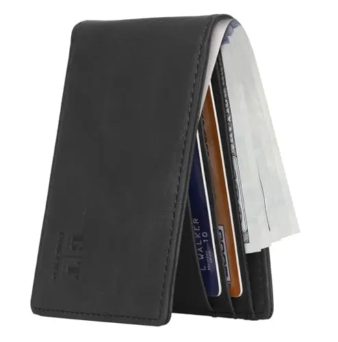 Billetera Bifold Gostwo RFID para Hombres y Adolescentes, Diseño Minimalista y Funcional