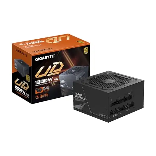 Fuente de Poder GIGABYTE UD1000GM PG5 V2 - 1000W, 80 Plus Gold, Totalmente Modular