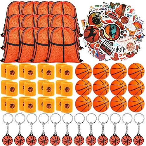 LEIFIDE 148 Pcs: Fiestas de Baloncesto con Regalos y Accesorios Divertidos