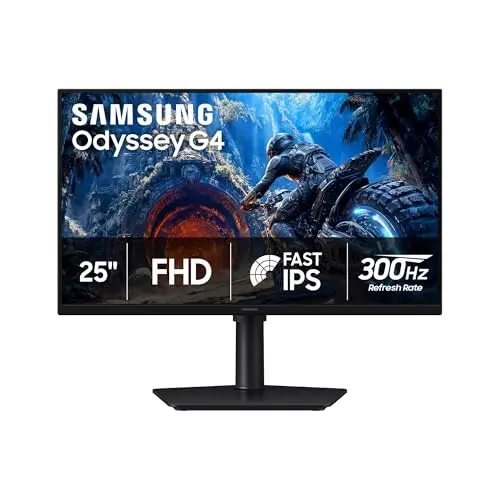 Monitor Gaming Samsung 25" Odyssey G4 FHD | 300Hz, 1ms, HDR10, G-Sync y FreeSync
