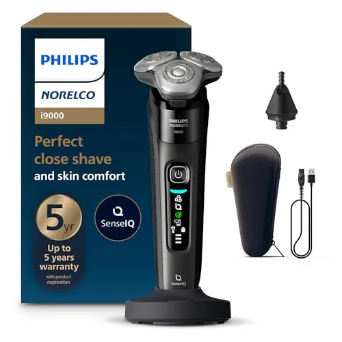 Afeitadora eléctrica Philips Norelco i9000: precisión y comodidad en cada golpe