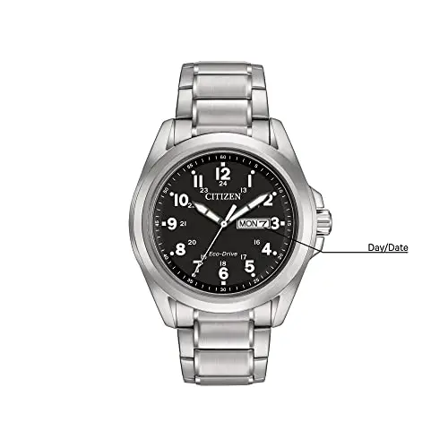 Reloj Citizen Eco-Drive Weekender Garrison: Acero Inoxidable, 43mm, Resistente al Agua 100m - imagen 5