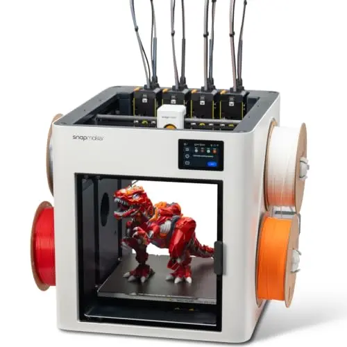 Impresora 3D Snapmaker U1: Cambio de herramienta en 5s, impresión multicolor y velocidad de 500 mm/s