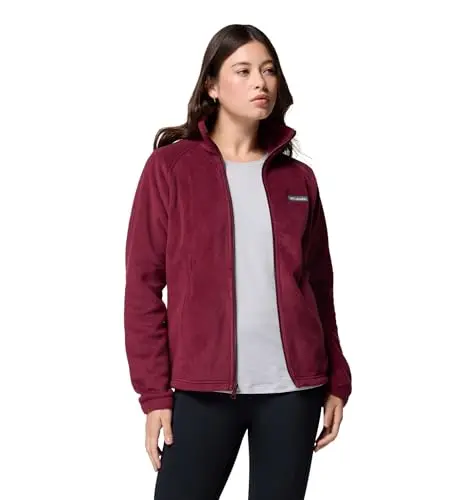 Chaqueta de Fleece Columbia Benton Springs para Mujer, Cierre Completo y Comodidad Superior