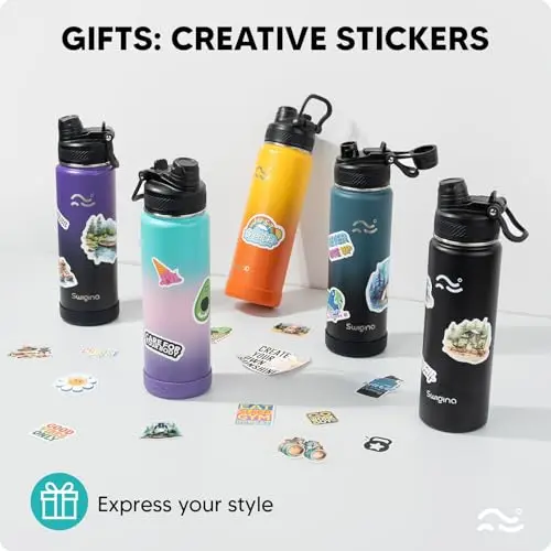 Botella Térmica Swigina 2-en-1: 36h Fría/18h Caliente, a Prueba de Fugas, 24 oz - imagen 5