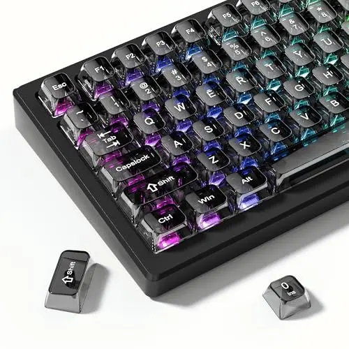 Set de Keycaps Dagaladoo Clear: Estilo Minimalista y Compatibilidad Universal