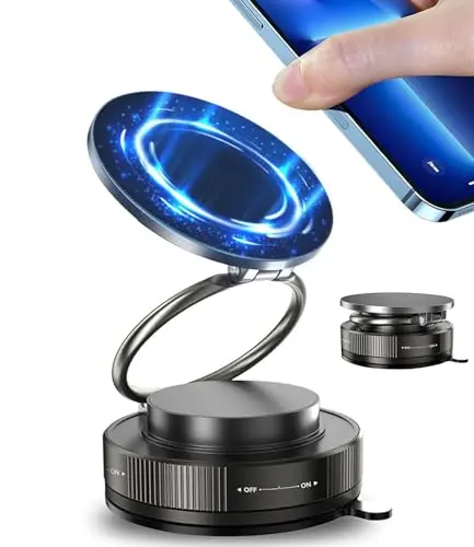Soporte Magnético Mejorado Miedecdel para Automóvil - Montaje Seguro con Succión Ajustable y Compatible con iPhone y Android