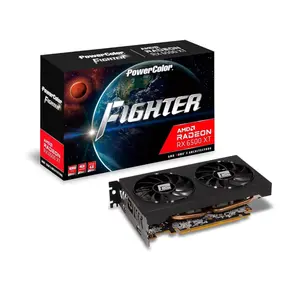 PowerColor Fighter AMD Radeon RX 6500 XT Gaming Graphics Card with 4GB GDDR6 Memory