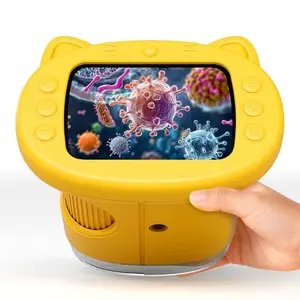 Microscopio Digital para Niños: 1000X, Pantalla IPS de 2" y Capture de Foto y Video
