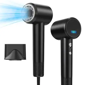 Secador de cabello IWAANYI - 150,000 RPM, 30m/s, Iones Negativos y 8 Modos para un Secado Rápido y Seguro