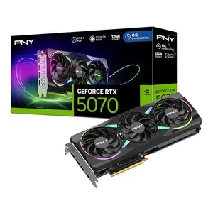 PNY NVIDIA GeForce RTX™ 5070 Epic-X™ ARGB OC - 12GB GDDR7, 2685 MHz, PCIe® 5.0, DLSS 4