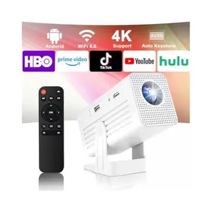 Proyector Mini con WiFi y Bluetooth, 1080P, Pantalla de 150", Corrección Automática de Keystone