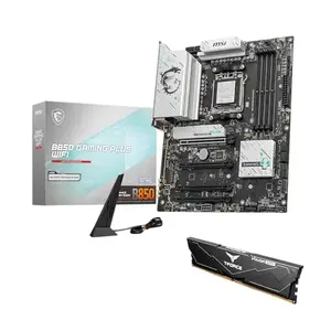 Placa Base MSI B850 GAMING PLUS WIFI ATX con DDR5 8200+, Wi-Fi 7 y Bundle RAM 16GB