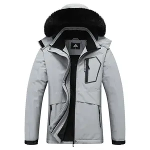Chaqueta de Esquí Impermeable MOERDENG para Mujer con Capucha Desmontable y Almacenamiento Seguro