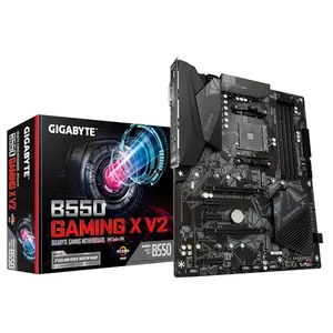 Placa base GIGABYTE B550 Gaming X V2 AM4 con PCIe 4.0 y RGB Fusion para rendimiento excepcional