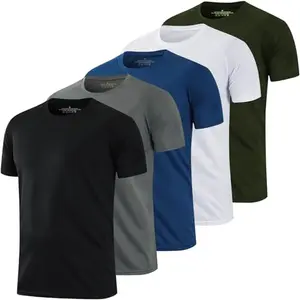 Camisetas Running HovSiyla para Hombre - 5 Pack, Ropa Deportiva Transpirable y Ligera