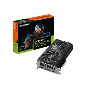 GIGABYTE GeForce RTX 5060 Ti WINDFORCE 8G: Potente GPU con 8GB GDDR7 y tecnología DLSS 4