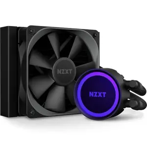 NZXT Kraken 120 - Refrigeración líquida RGB con diseño de espejo infinito y bomba mejorada