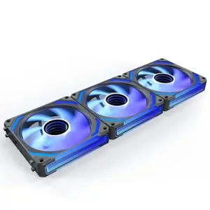 Ventilador AsiaHorse COSMIQ 120mm con Espejo Infinito y Controlador RGB, 2000 RPM - 3Pack