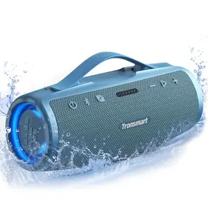 Altavoz Bluetooth Tronsmart Mirtune S100: 50W, 20H, IPX7, Manos Libres y Luz Sincronizada