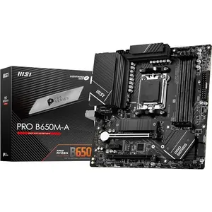 Placa MSI PRO B650M-A WiFi - Soporte AMD Ryzen 9000/8000/7000, DDR5 6000+, PCIe 4.0