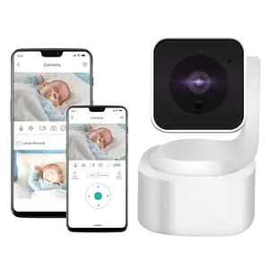Cámara de Seguridad Indoor Woenergy 1080P, 360° con Detección de Movimiento y Visión Nocturna