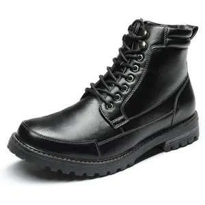 Bruno Marc - Botas para hombre de combate estilo Oxford para motocicleta