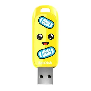 SANDISK 256GB Fortnite USB Flash Drive - Peely Edition, hasta 130MB/s para juegos y dispositivos