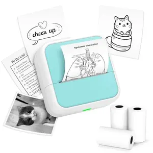 Impresora Portátil Sticker Printer - Mini, Bluetooth, Termal, con Stickers para iPhone y DIY