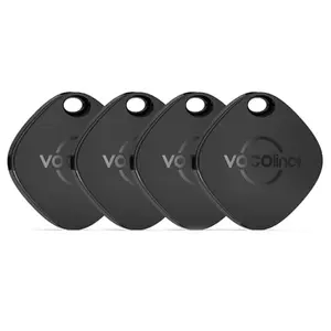 Localizador VOCOlinc Air Tracker 4 Pack: Encuentra tus objetos con Apple Find My, IP67 y batería reemplazable