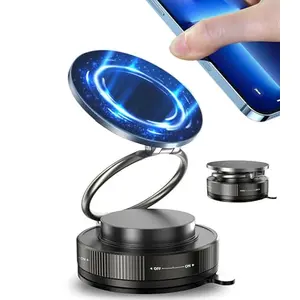 Soporte Magnético Mejorado Miedecdel para Automóvil - Montaje Seguro con Succión Ajustable y Compatible con iPhone y Android