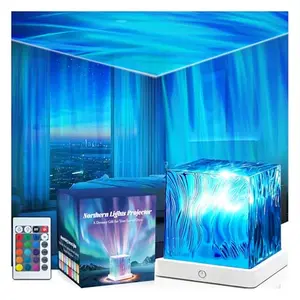 Proyector de Aurora HUMIIEYE: Atmosfera mágica con 16 colores y control remoto