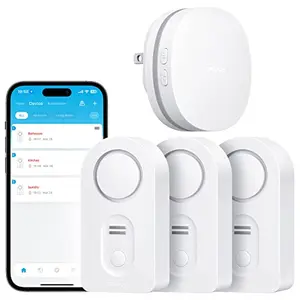 Detector de Filtraciones Govee WiFi - Alarma de 100dB y Notificaciones Remotas por App