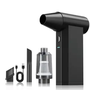 Aspiradora y soplador de aire 2 en 1 Plynexis, 210,000 RPM, portátil y ajustable, ideal para limpieza rápida