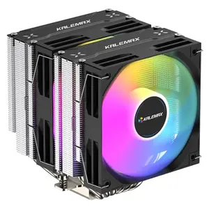 Kalemax CPU Cooler: Doble Torre, 6 Heat Pipes, Ventiladores ARGB de 120mm, 2000RPM para AMD e Intel