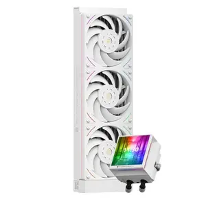 Thermalright Hyper Vision 360 UB ARGB White: AIO Cooler con Pantalla IPS LCD de 3.95" y Radiador de 360mm