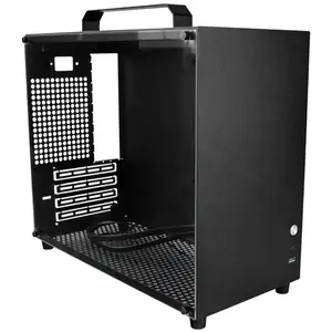 Caja Mini Portátil V500 M-ATX/ITX con Lado Transp. y Soporte para GPU de 320MM (Negro)