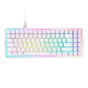 Teclado NZXT Function Elite MiniTKL Blanco - Compacto y Elegante